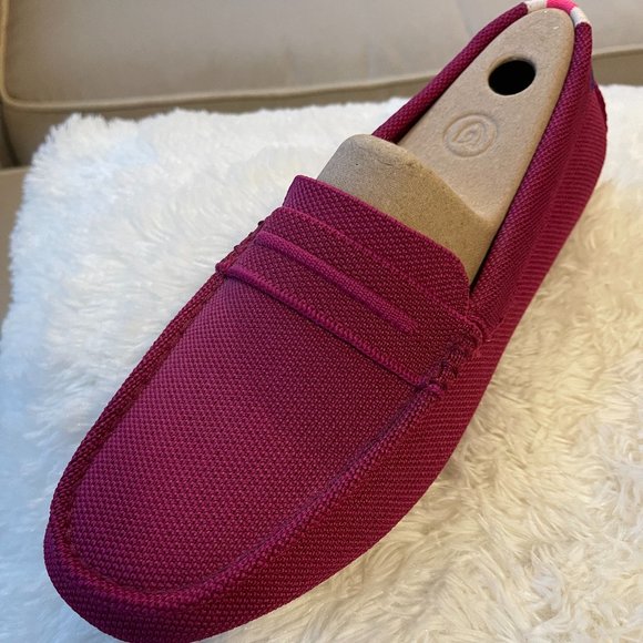 Rothy's The Driver Loafers - Raspberry - 8.5 - Picture 3 of 15